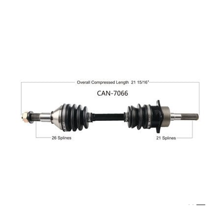 Wide Open OE Replacement CV Axle for CAN AM FRONT RIGHT OUTLANDER 800R XMR 11-12 CAN-7066